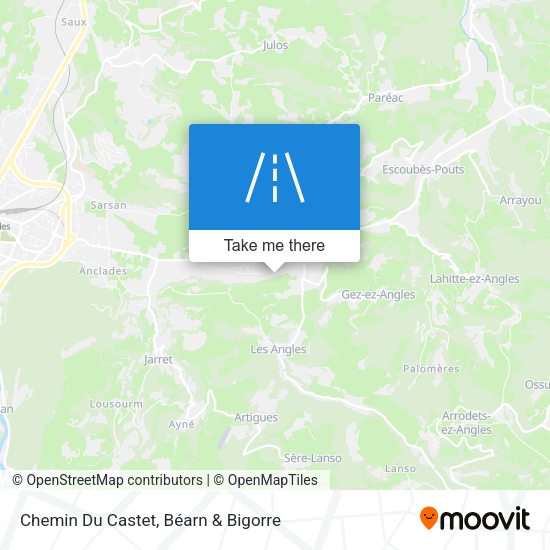 Chemin Du Castet map