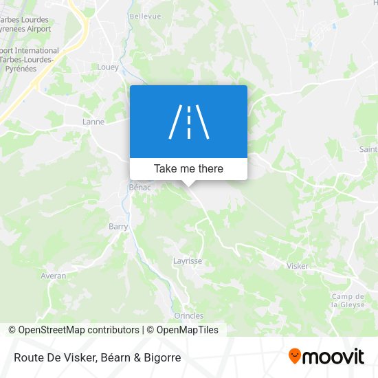 Route De Visker map