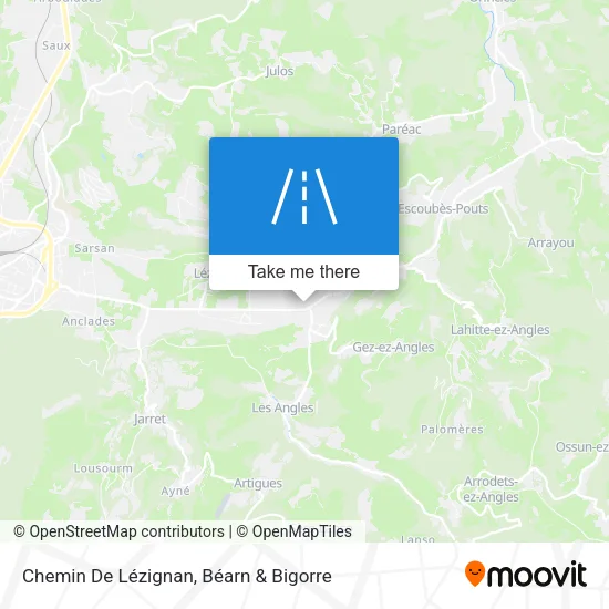 Chemin De Lézignan map