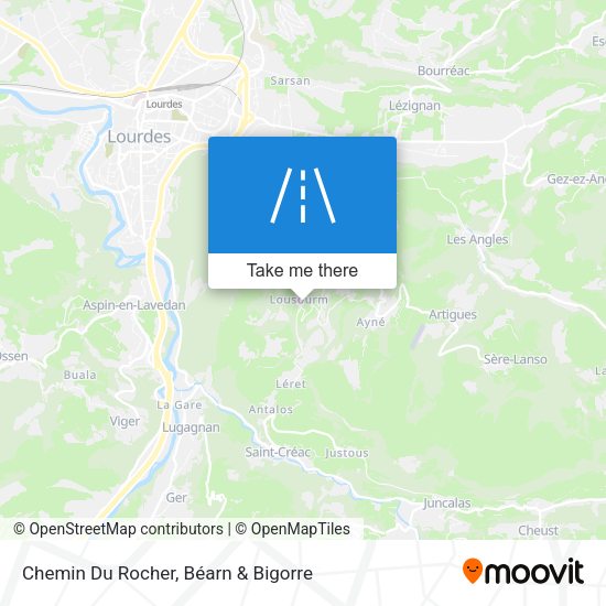 Chemin Du Rocher map