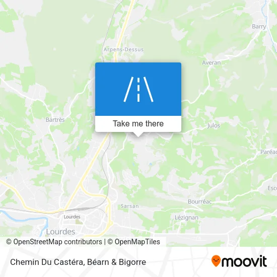 Chemin Du Castéra map