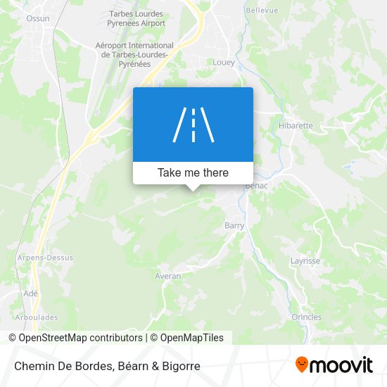 Chemin De Bordes map