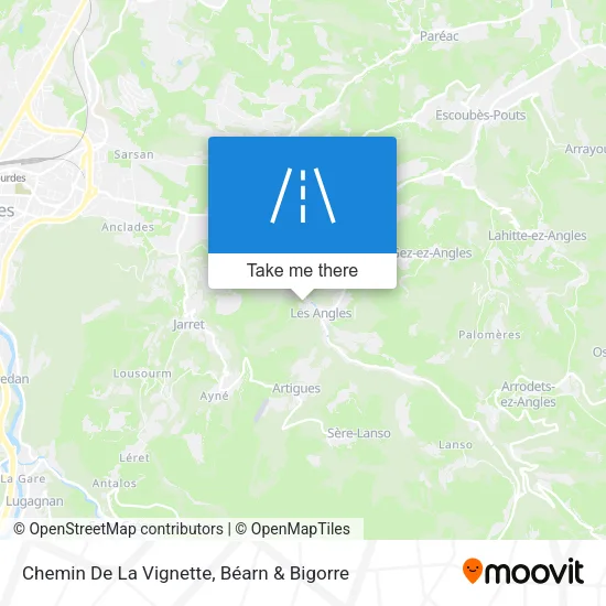 Chemin De La Vignette map
