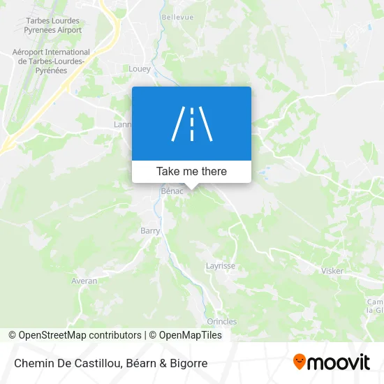 Chemin De Castillou map