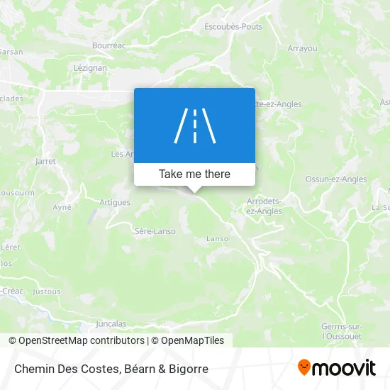 Chemin Des Costes map