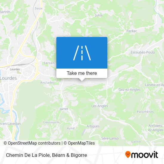 Chemin De La Piole map