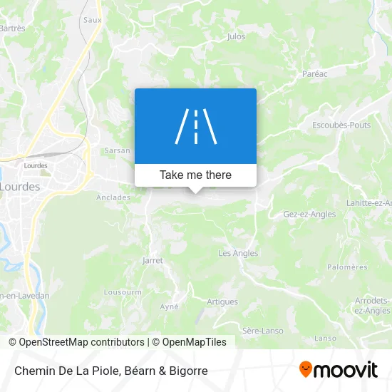 Chemin De La Piole map