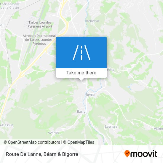 Route De Lanne map