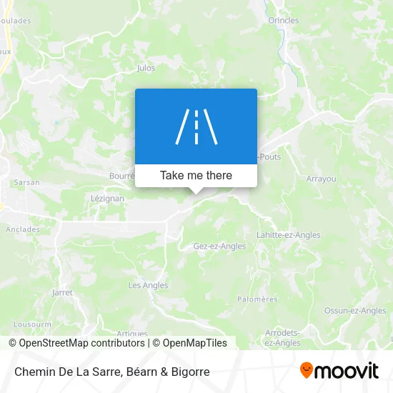 Chemin De La Sarre map