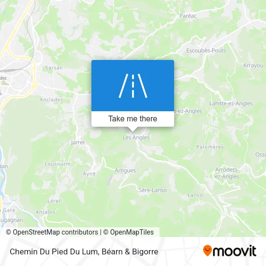Chemin Du Pied Du Lum map