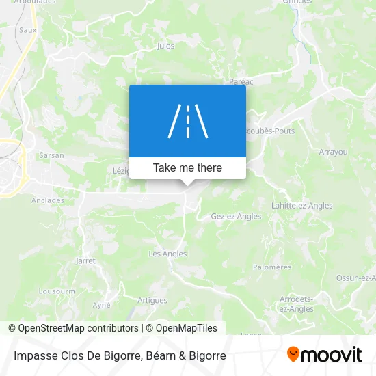 Impasse Clos De Bigorre map