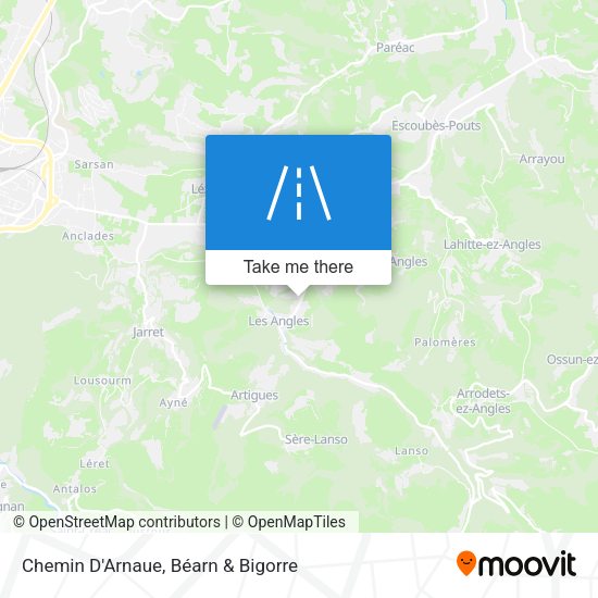 Chemin D'Arnaue map