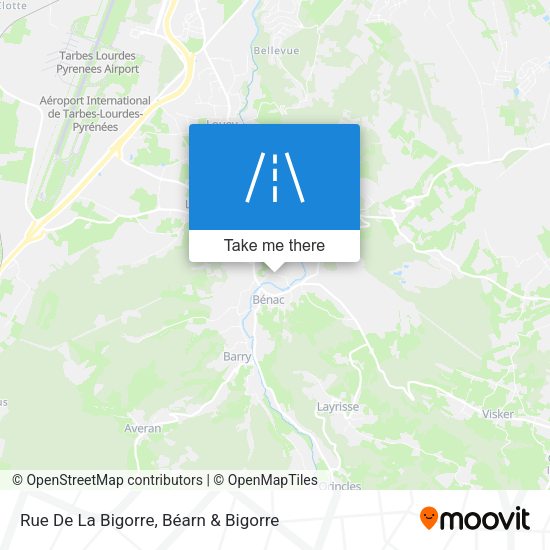 Rue De La Bigorre map