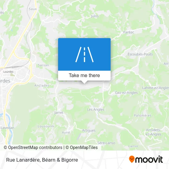 Rue Lanardère map