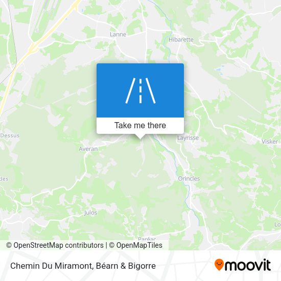 Chemin Du Miramont map