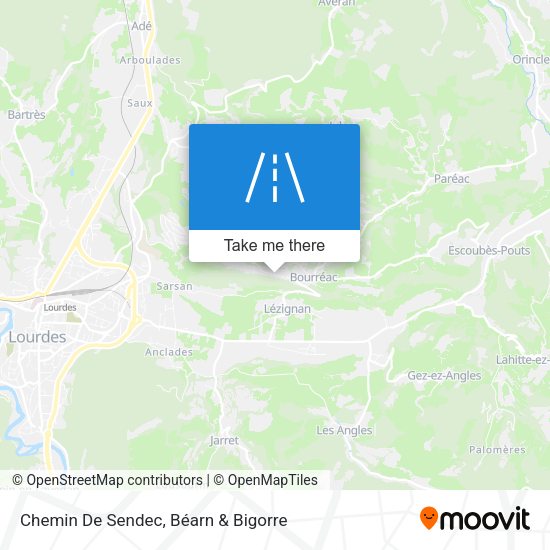 Chemin De Sendec map