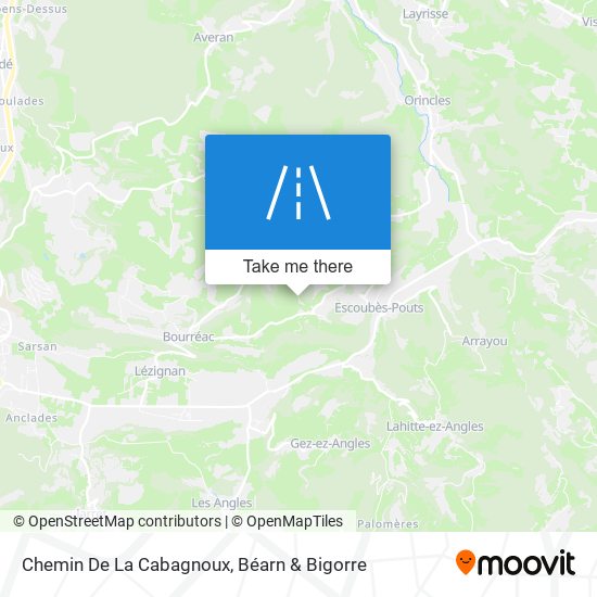 Chemin De La Cabagnoux map