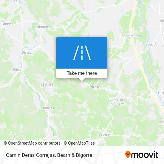Camin Deras Correjas map