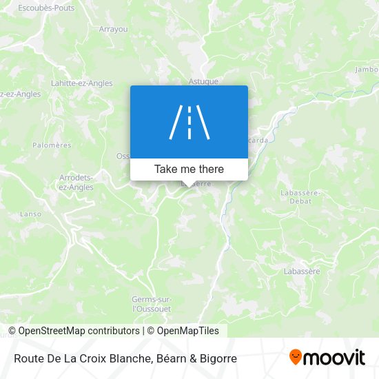 Route De La Croix Blanche map