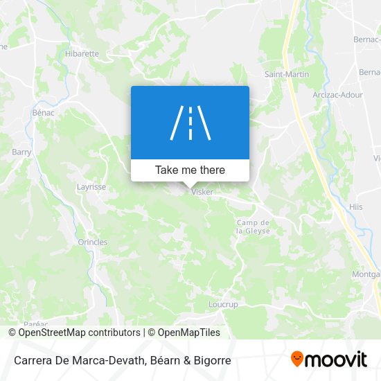 Carrera De Marca-Devath map