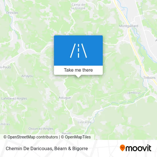 Chemin De Daricouas map