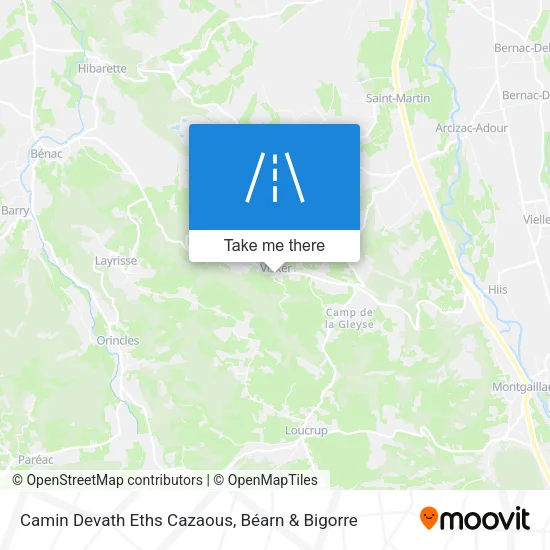 Camin Devath Eths Cazaous map