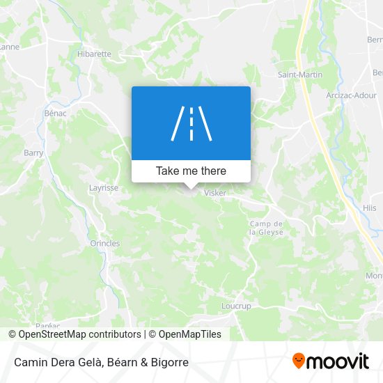 Camin Dera Gelà map