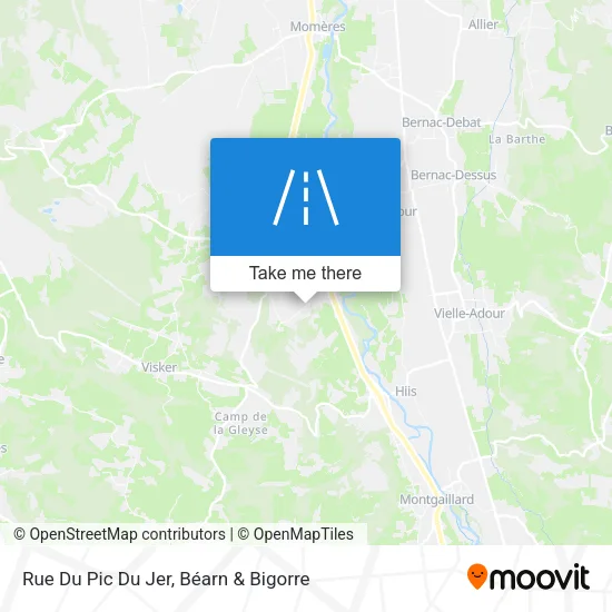 Rue Du Pic Du Jer map