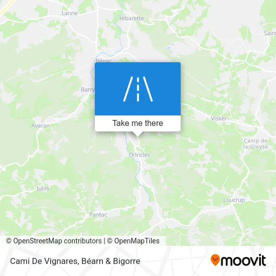 Cami De Vignares map