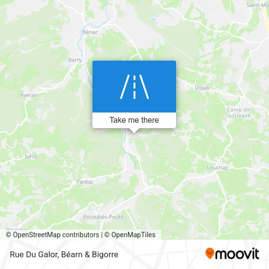 Rue Du Galor map