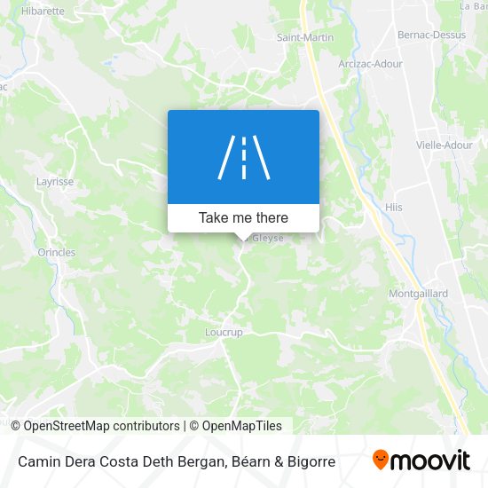 Camin Dera Costa Deth Bergan map