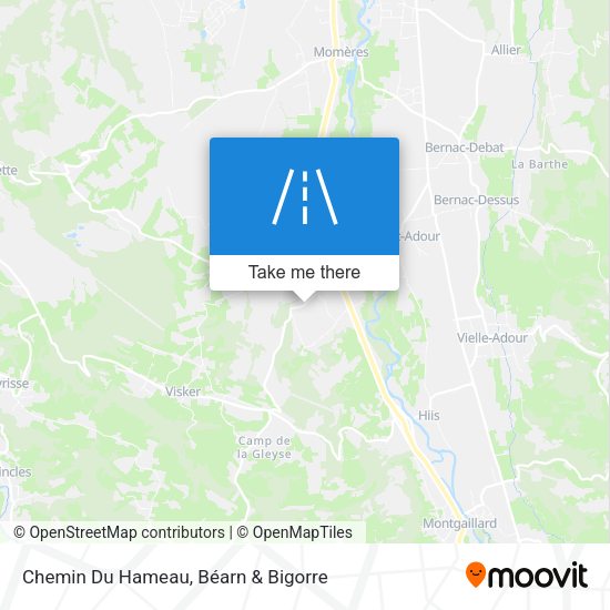 Chemin Du Hameau map