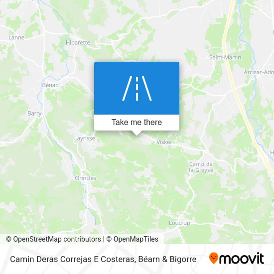 Camin Deras Correjas E Costeras map