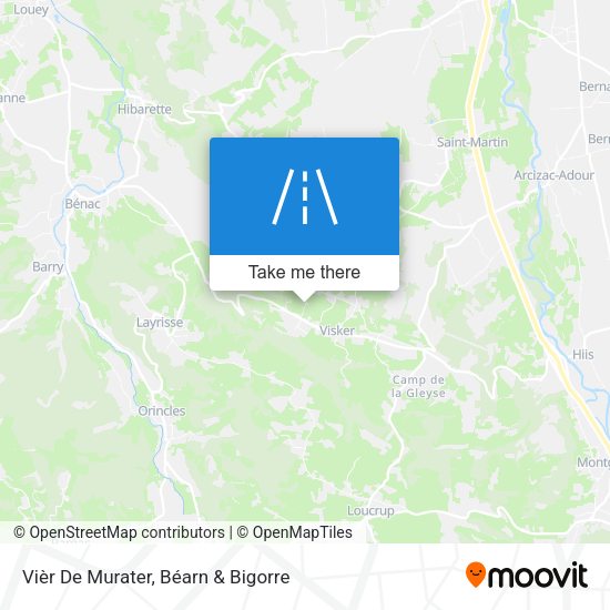 Vièr De Murater map