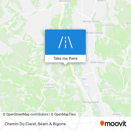 Chemin Du Claret map