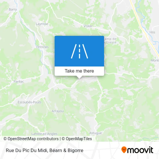 Rue Du Pic Du Midi map