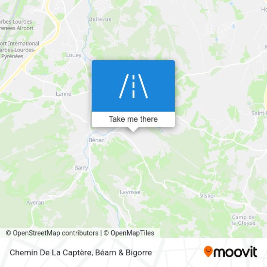 Chemin De La Captère map