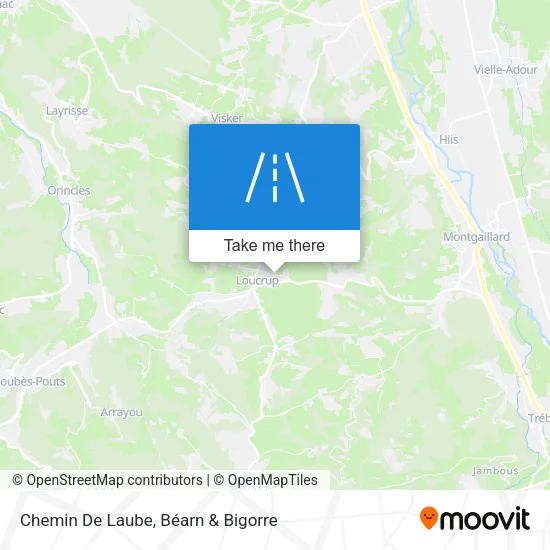 Chemin De Laube map