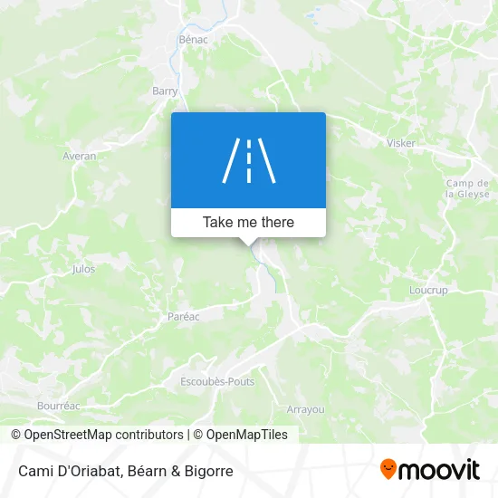 Cami D'Oriabat map