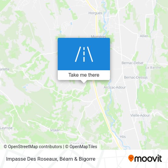 Impasse Des Roseaux map