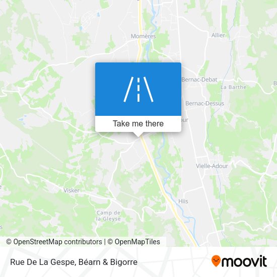 Rue De La Gespe map