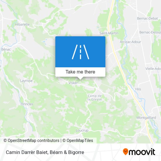 Camin Darrèr Baiet map