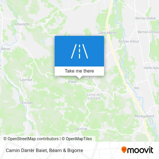 Camin Darrèr Baiet map