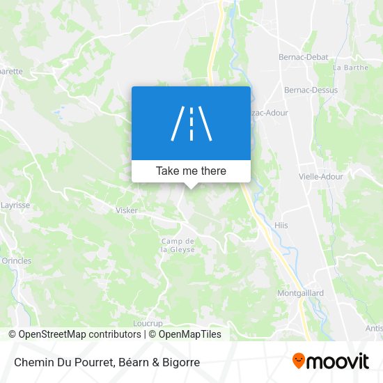 Chemin Du Pourret map