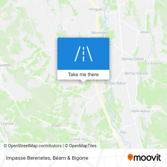 Impasse Bererietes map