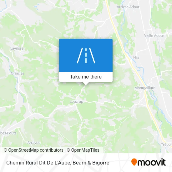 Chemin Rural Dit De L'Aube map