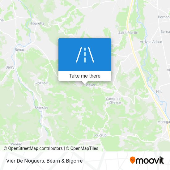 Vièr De Noguers map