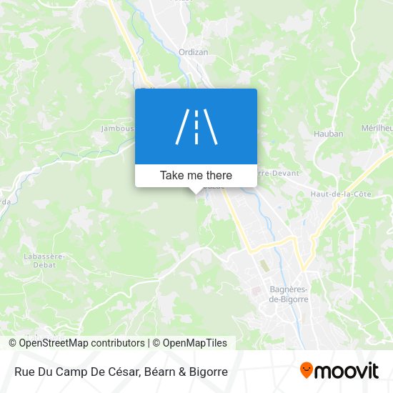 Rue Du Camp De César map