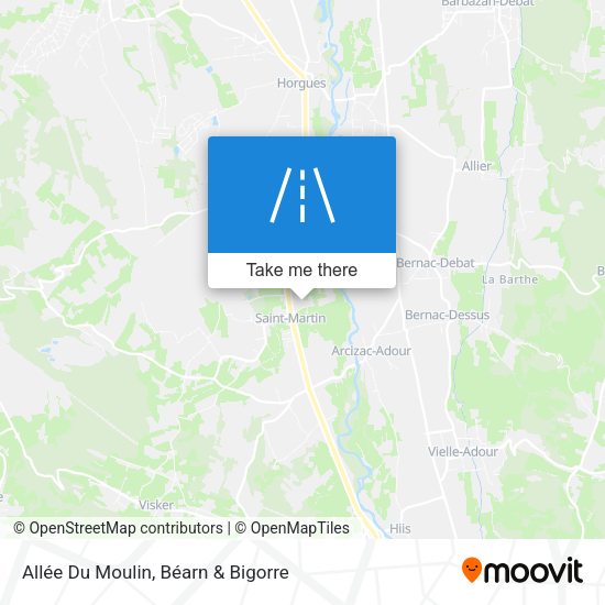 Allée Du Moulin map