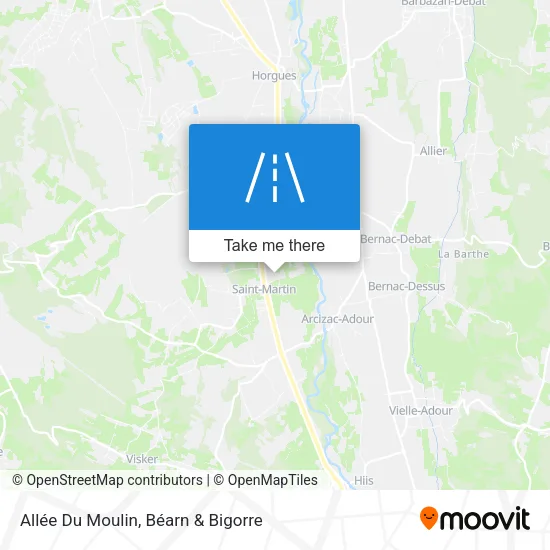 Allée Du Moulin map